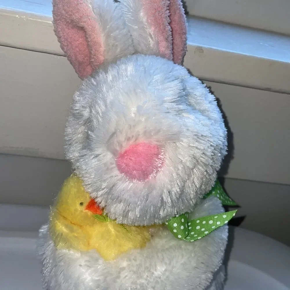 HALLMARK White BUNNY &‎ Yellow CHICK with Sound 11